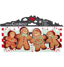 Picture of GINGERBREAD FAMILY COOKIE CUTTER SET